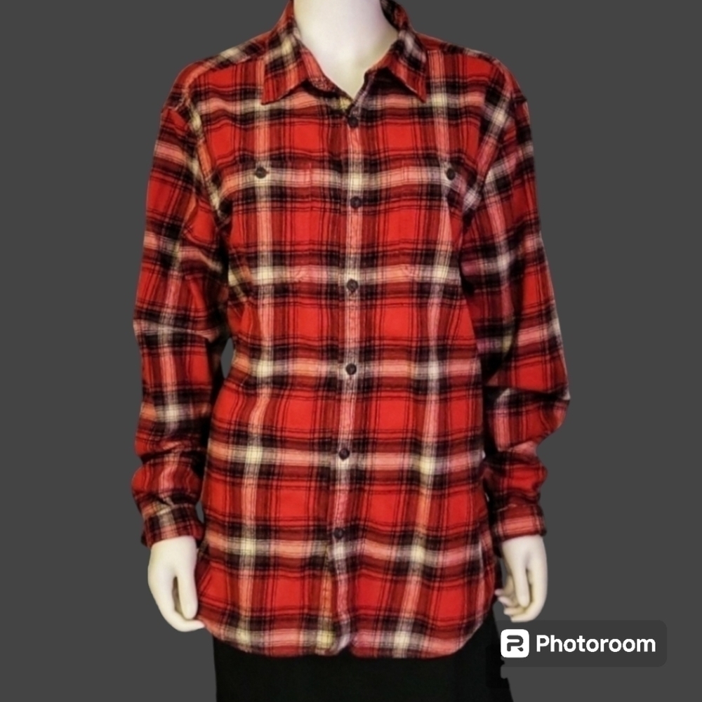 American Eagle Button Down Oversized Slouchy Prep… - image 1